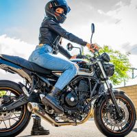 Scarico compatibile con Kawasaki Z 650 RS 2021-2023, Powercone Evo, Scarico completo omologato,fornito con db killer estraibile,catalizzatore e collettore