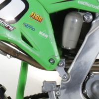 Scarico compatibile con Kawasaki KX 250 F 2021-2023, Pentacross Inox, Terminale di scarico Racing, con raccordo specifico e db killer estraibile