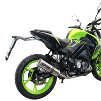 Scarico compatibile con Keeway Rkf 125 2021-2023, M3 Inox , Scarico completo omologato,fornito con db killer estraibile,catalizzatore e collettore