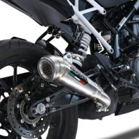 Scarico compatibile con Ktm Duke 390 2021-2023, Powercone Evo, Scarico omologato, silenziatore con db killer estraibile e raccordo specifico