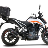 TOP CASE - BAULETTO GPR TECH COMPATABILE CON Ktm Duke 125 2017/2020 e4 GPR TECH BAULETTO TOP CASE ALPI-TECH 35 LT. COLORE NERO CON PIASTRA SPECIFICA 