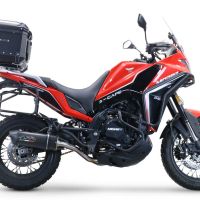 GPR TECH COMPATABILE CON Moto Morini X-CAPE 650 2021/2024 e5 GPR TECH BAULETTO TOP CASE ALPI-TECH 45 LT. COLORE NERO CON PIASTRA SPECIFICA 