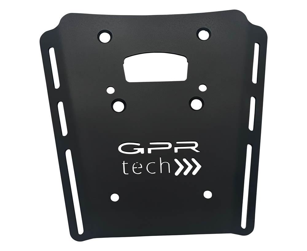 Specific fitting plate Top Case ALPITECH 35>55 LT GPR TECH compatible with  Moto Morini X-CAPE 650 2021/2024 e5