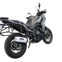Exhaust compatible with Moto Morini X-CAPE 650 2021-2024, Albus Evo4, Homologated legal Mid-full system exhaust, including removable db killer and catalyst 
