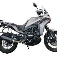 GPR Exhaust System Moto MoriniX-CAPE 650 2021/2023 e5Homologated full line exhaust catalized Furore Silver