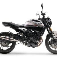 Scarico compatibile con Moto Morini Seiemmezzo Str 2022-2024, Deeptone Inox, Scarico semi-completo omologato,fornito con db killer estraibile,catalizzatore e collettore