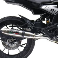 Scarico compatibile con Moto Morini Seiemmezzo Str 2022-2024, Deeptone Inox, Scarico semi-completo omologato,fornito con db killer estraibile,catalizzatore e collettore
