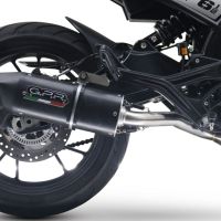 Exhaust system compatible with Moto Morini Seiemmezzo Str 2022-2024, Furore Evo4 Nero, Homologated legal Mid-full system exhaust, including removable db killer and catalyst 