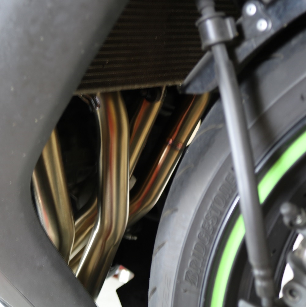 Scarico compatibile con Kawasaki Ninja 1000 Sx 2020-2020, Decatalizzatore, Collettore decatalizzore, applicazione racing