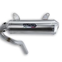 Scarico compatibile con Can Am Outlander 570 XT / DPS / XMR 2017-2023, Satinox , Terminale di scarico omologato, fornito con db killer estraibile, catalizzatore e raccordo specifico
