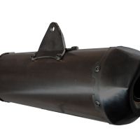 Exhaust system compatible with Zontes M 125 2022-2024, Pentaroad Black, Homologated legal full system exhaust, including removable db killer and catalyst 