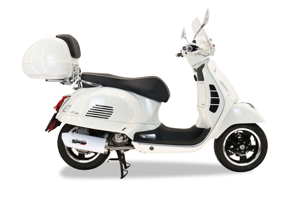 Exhaust compatible with Piaggio Vespa 125 Granturismo 2003-2007, Albus Ceramic, Racing full system exhaust, including removable db killer 