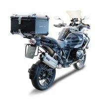 TOP CASE - BAULETTO GPR TECH COMPATABILE CON Bmw F 850 Gs Adventure 2021/2023 e5 GPR TECH BAULETTO TOP CASE ALPI-TECH 55 LT COLORE NERO CON PIASTRA SPECIFICA 