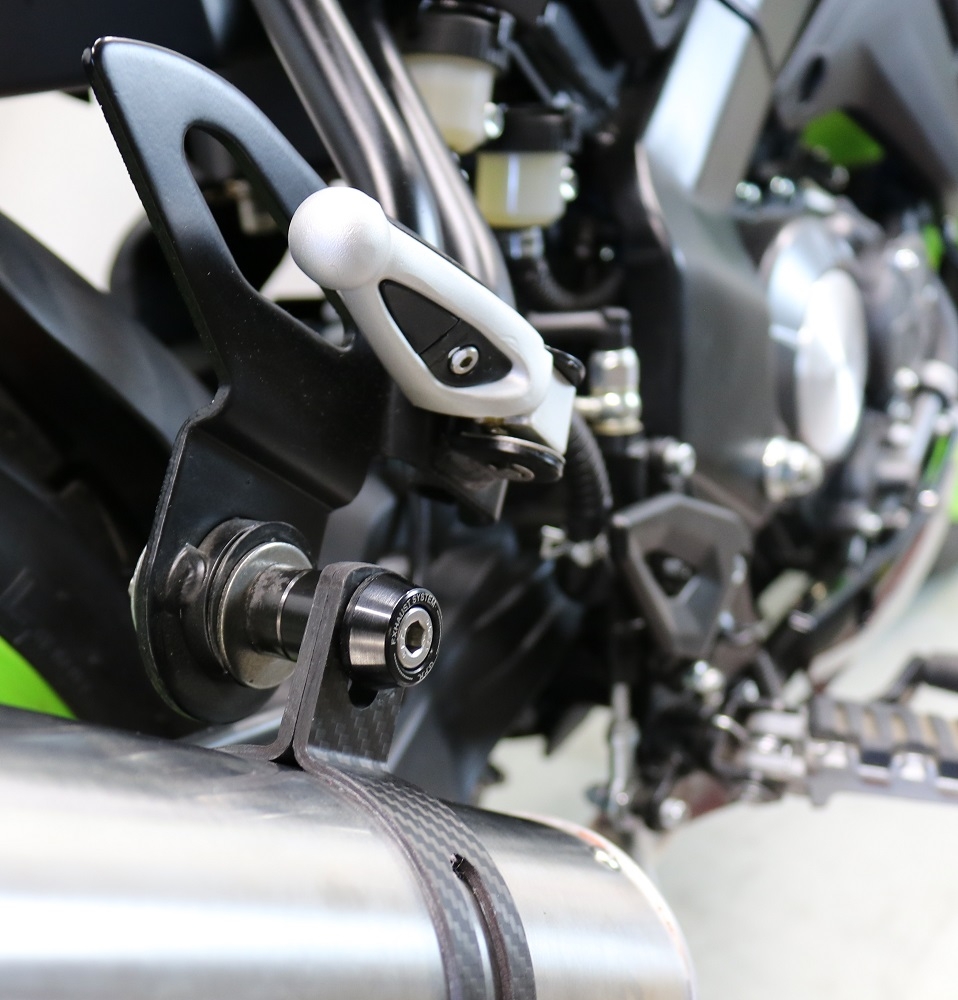 Exhaust system compatible with Keeway Rkf 125 2018-2020, Furore Evo4 Nero, Homologated legal full system exhaust, including removable db killer and catalyst 