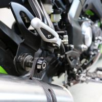 Exhaust system compatible with Keeway Rkf 125 2018-2020, Furore Evo4 Nero, Homologated legal full system exhaust, including removable db killer and catalyst 