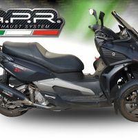 Scarico compatibile con Quadro 3 QUADRO 2014-2017, Power Bomb, Scarico omologato, silenziatore con db killer estraibile l'articolo si installa con collettore originale