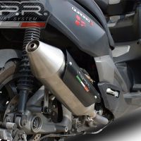 Scarico compatibile con Quadro 3 QUADRO 2014-2017, Power Bomb, Scarico omologato, silenziatore con db killer estraibile l'articolo si installa con collettore originale