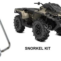 Scarico compatibile con Can Am Outlander 1000 MAX XMR XTP 2012-2023, Snorkel kit, Kit prolunga Snorkel per terminale Pentacross
