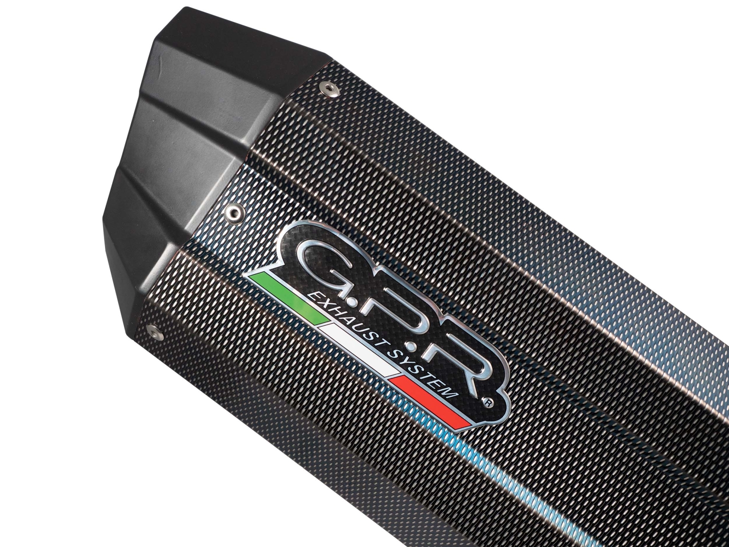 Exhaust compatible with Bmw R 1200 Gs -Adventure 2017-2018, Sonic Poppy, Homologated legal slip-on exhaust including removable db killer and link pipe 