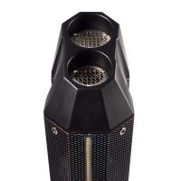 Exhaust compatible with Bmw R 1200 Gs -Adventure 2017-2018, Sonic Poppy, Homologated legal slip-on exhaust including removable db killer and link pipe 