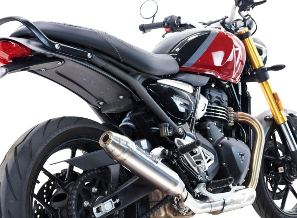GPR exhaust compatible with Triumph Scrambler 400 X 2023-2025