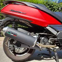 Scarico compatibile con Kymco Downtown 125 2021-2023, Evo4 Road, Scarico completo omologato,fornito con db killer estraibile,catalizzatore e collettore