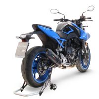 Exhaust compatible with Suzuki Gsx-8S 2022-2024, Furore Evo4 Nero, Homologated legal full system exhaust, including removable db killer and catalyst 