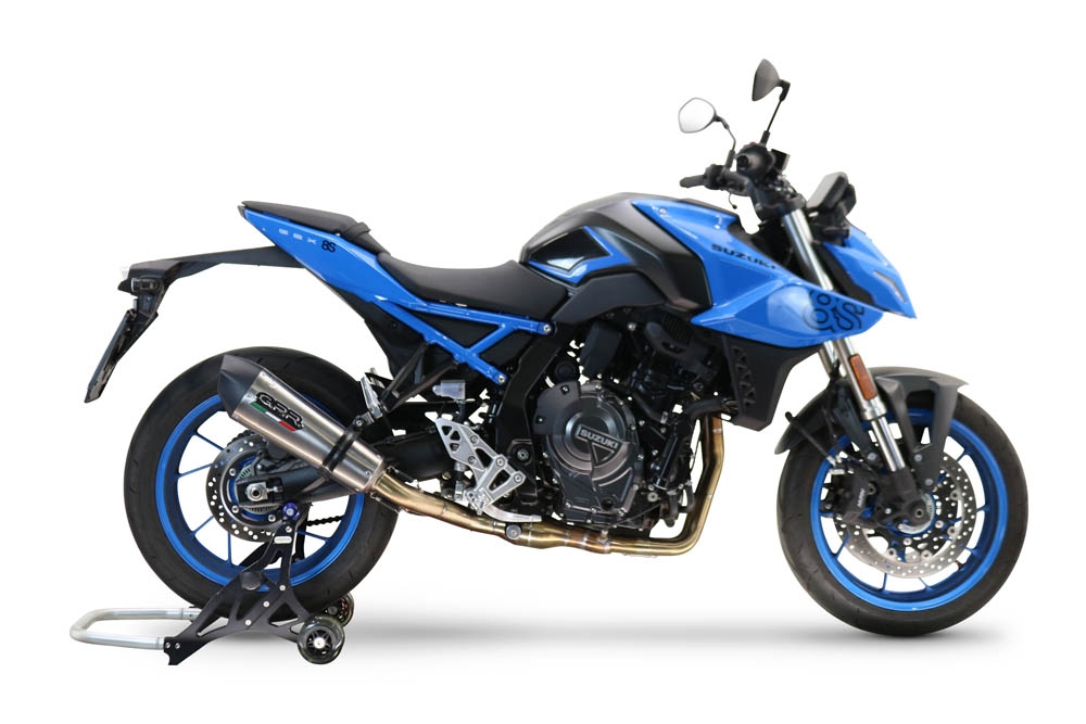 Scarico compatibile con Suzuki Gsx-8S 2022-2024, GP Evo4 Titanium, Scarico completo omologato,fornito con db killer estraibile,catalizzatore e collettore