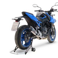 Scarico compatibile con Suzuki Gsx-8S 2022-2024, GP Evo4 Titanium, Scarico completo omologato,fornito con db killer estraibile,catalizzatore e collettore