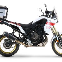 TOP CASE - BAULETTO GPR TECH COMPATABILE CON Yamaha Tenere 700 2019/2020 e4 GPR TECH BAULETTO TOP CASE ALPI-TECH 35 LT. COLORE ARGENTO CON PIASTRA SPECIFICA 