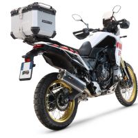 TOP CASE - BAULETTO GPR TECH COMPATABILE CON Yamaha Tenere 700 2021/2024 e5 GPR TECH BAULETTO TOP CASE ALPI-TECH 45 LT. COLORE ARGENTO CON PIASTRA SPECIFICA 