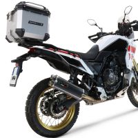 TOP CASE - BAULETTO GPR TECH COMPATABILE CON Yamaha Tenere 700 2021/2024 e5 GPR TECH BAULETTO TOP CASE ALPI-TECH 45 LT. COLORE ARGENTO CON PIASTRA SPECIFICA 