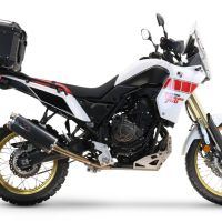 TOP CASE - BAULETTO GPR TECH COMPATABILE CON Yamaha Tenere 700 2019/2020 e4 GPR TECH BAULETTO TOP CASE ALPI-TECH 35 LT. COLORE NERO CON PIASTRA SPECIFICA 