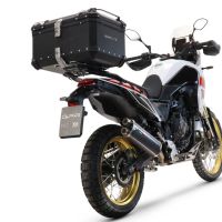 TOP CASE - BAULETTO GPR TECH COMPATABILE CON Yamaha Tenere 700 2021/2024 e5 GPR TECH BAULETTO TOP CASE ALPI-TECH 55 LT COLORE NERO CON PIASTRA SPECIFICA 