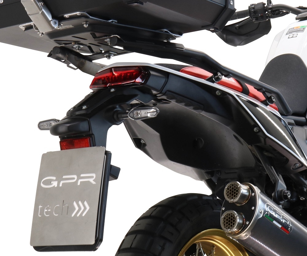 Specific rear rack Top Case ALPITECH 35>55 LT Roof rack GPR TECH compatible with  Yamaha Tenere 700 2021/2024 e5