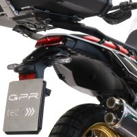 Specific rear rack Top Case ALPITECH 35>55 LT Roof rack GPR TECH compatible with  Yamaha Tenere 700 2019/2020 e4