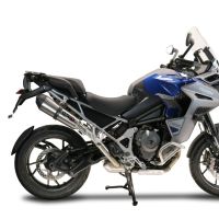 Scarico compatibile con Triumph Tiger 1200 Gt - Rally 2022-2024, GP Evo4 Titanium, Scarico omologato, silenziatore con db killer estraibile e raccordo specifico