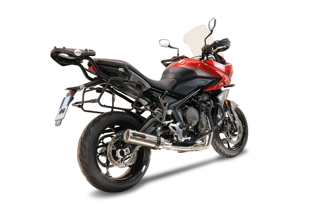 Exhaust compatible with Triumph Tiger Sport 660 2022-2024, M3 Inox , Racing full system exhaust, including removable db killer 