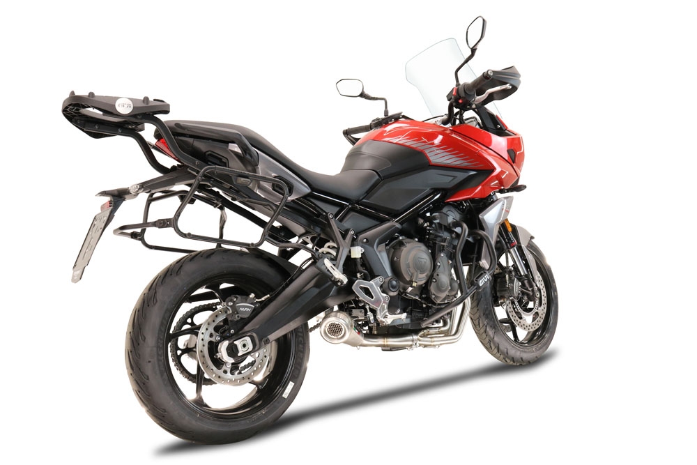 Scarico compatibile con Triumph Tiger Sport 660 2022-2024, Powercone Evo, Scarico completo omologato,fornito con db killer estraibile,catalizzatore e collettore