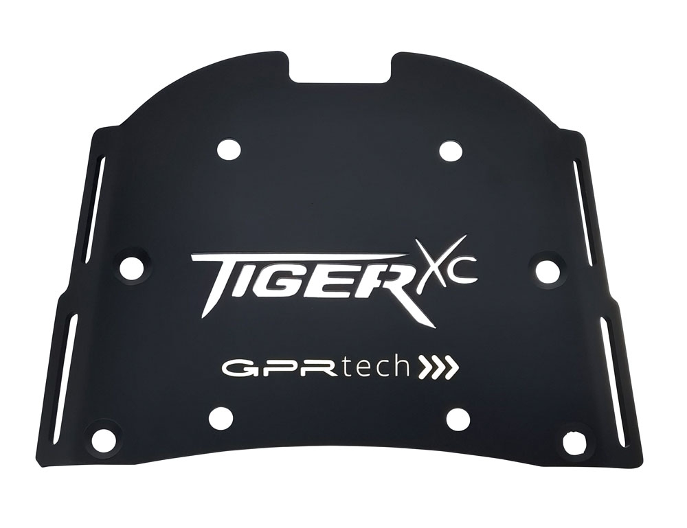 Specific fitting plate Top Case ALPITECH 35 LT GPR TECH compatible with  Triumph Tiger 800 2011/2016 e3