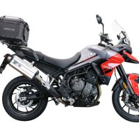TOP CASE - BAULETTO GPR TECH COMPATABILE CON Triumph Tiger 850 Sport 2020/2024 e5 GPR TECH BAULETTO TOP CASE ALPI-TECH 35 LT. COLORE NERO CON PIASTRA SPECIFICA 