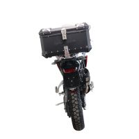 TOP CASE - BAULETTO GPR TECH COMPATABILE CON Triumph Tiger 850 Sport 2020/2024 e5 GPR TECH BAULETTO TOP CASE ALPI-TECH 55 LT COLORE NERO CON PIASTRA SPECIFICA 