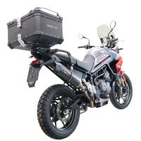TOP CASE - BAULETTO GPR TECH COMPATABILE CON Triumph Tiger 850 Sport 2020/2024 e5 GPR TECH BAULETTO TOP CASE ALPI-TECH 55 LT COLORE NERO CON PIASTRA SPECIFICA 