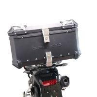 TOP CASE - BAULETTO GPR TECH COMPATABILE CON Triumph Tiger 850 Sport 2020/2024 e5 GPR TECH BAULETTO TOP CASE ALPI-TECH 55 LT COLORE NERO CON PIASTRA SPECIFICA 