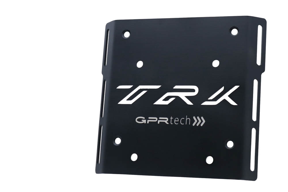 GPR TECH COMPATABILE CON Benelli Trk 502 2017/2020 e4 GPR TECH PIASTRA SPECIFICA IN TITANIO TOP CASE-ALPITECH 35/55 LT 