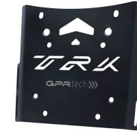 TOP CASE - BAULETTO GPR TECH COMPATABILE CON Benelli Trk 502 2021/2024 e5 GPR TECH BAULETTO TOP CASE ALPI-TECH 35 LT. COLORE ARGENTO CON PIASTRA SPECIFICA 
