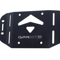 TOP CASE - BAULETTO GPR TECH COMPATABILE CON Kawasaki Versys 1000 i.e. 2021/2024 e5 GPR TECH BAULETTO TOP CASE ALPI-TECH 45 LT. COLORE NERO CON PIASTRA SPECIFICA 