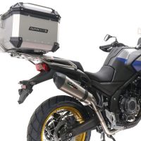 Scarico compatibile con Voge 525DSX 2023-2024, GP Evo4 Titanium, Scarico omologato, silenziatore con db killer estraibile e raccordo specifico