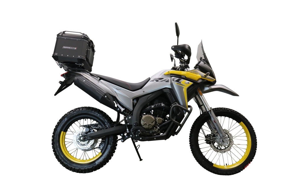 TOP CASE - BAULETTO GPR TECH COMPATABILE CON Voge 300Rally 2022/2024 e5 GPR TECH BAULETTO TOP CASE ALPI-TECH 35 LT. COLORE NERO CON PIASTRA SPECIFICA 