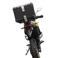 TOP CASE - BAULETTO GPR TECH COMPATABILE CON Voge 300Rally 2022/2024 e5 GPR TECH BAULETTO TOP CASE ALPI-TECH 35 LT. COLORE NERO CON PIASTRA SPECIFICA 